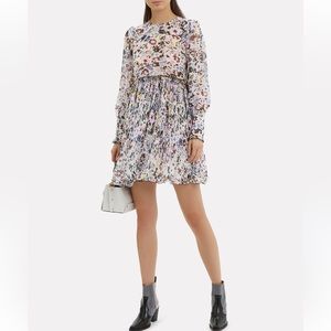 Ganni Georgette Babydoll Dress